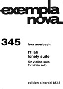 HAL LEONARD Auerbach, Lera: T'filah & Lonely Suite (violin solo)