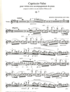 Carl Fischer Wieniawski, Henri: Capriccio-Valse Op.7 (violin & piano)