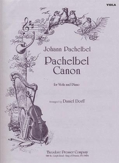 Carl Fischer Pachelbel, J.P. (Dorff): Canon for Viola and Piano