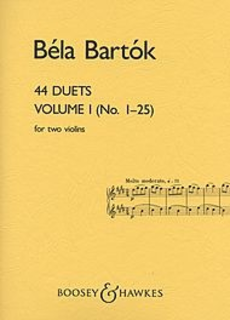 HAL LEONARD Bartok, B.: 44 Duets, Volume I (No.1-25) (two violins)