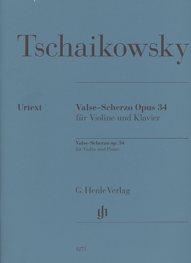 HAL LEONARD Tchaikovsky, P.I. (Komarov): Valse-Scherzo, Op.34 - URTEXT (violin, and piano)