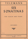 International Music Company Telemann, G.P. (Kaufman): Six Sonatinas (violin & piano)