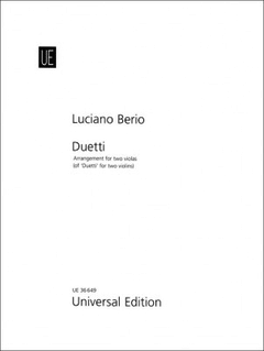 Carl Fischer Berio: Duetti (two violas) UE