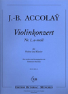 Accolay, J.B.: Concerto No.1 in A minor (Violin & Piano)