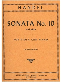 International Music Company Handel, G.F.: Sonata No.10 in G minor (viola & piano) POD