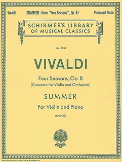 HAL LEONARD Vivaldi, A. (Klopcic): ''Summer'' from 4 Seasons (violin & piano)