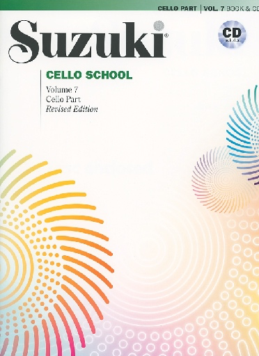 Suzuki: Cello School, Vol.7, revised (cello & CD)