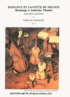 Masters Music Publications Sarasate, Pablo de: Romance et Gavotte de Mignon Op.16 (violin & piano)