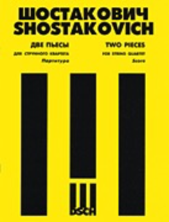 HAL LEONARD Shostakovich, D.: (Score) Two Pieces for String Quartet, Op.36a (string quartet)