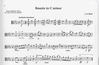 Bach, J.S. (Arnold): Bourree in C minor (viola & piano)