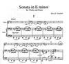 Turnbull, Percy: Sonata (violin & piano)