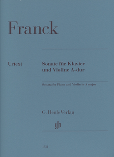Franck (Jost & Menuhin): Sonata in A Major - URTEXT (violin & piano)