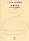 HAL LEONARD Saint-Saens: Romance, Op.37 (violin & piano accompaniment) Durand