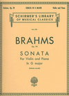HAL LEONARD Brahms, J.: Sonata Op.78 in G major (Violin & Piano)