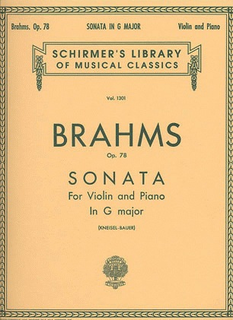 HAL LEONARD Brahms, J.: Sonata Op.78 in G major (Violin & Piano)