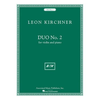 HAL LEONARD Kirchner, Leon: Duo No.2 (violin & piano)