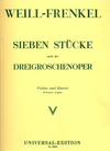 HAL LEONARD Weill, Kurt: Seven Pieces from the Threepenny Opera-Easy version (violin & piano)