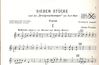 HAL LEONARD Weill, Kurt: Seven Pieces from the Threepenny Opera-Easy version (violin & piano)