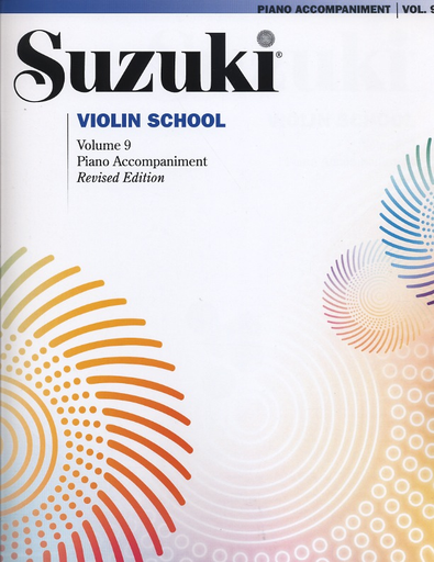 Alfred Music Suzuki: Violin School, Vol.9 (piano accompaniment)