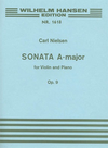 Nielsen, Carl: Sonata in A major, Op. 9 (violin & piano)