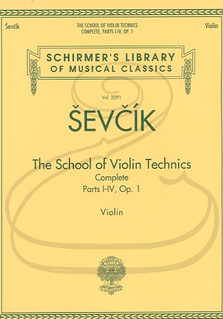 Schirmer Sevcik (Mittell): The Complete School of Violin Technics, Op.1, Bks.1-4 (violin) Schirmer