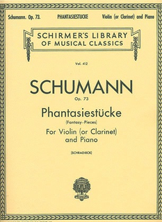 HAL LEONARD Schumann, Robert: Fantasy Pieces Op.73 (violin & piano)