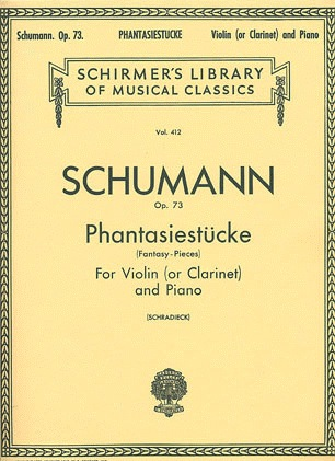 HAL LEONARD Schumann, Robert: Fantasy Pieces Op.73 (violin & piano)