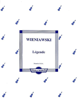 Wieniawski (Arnold): Legende (viola & piano)