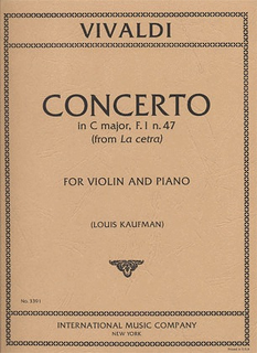 International Music Company Vivaldi, Antonio: Concerto in C Major RV181a Op.9 No.1 (violin & piano)