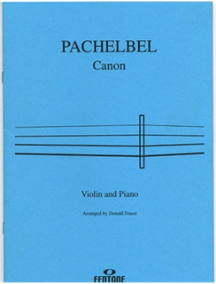 HAL LEONARD Pachelbel (Fraser): Canon (violin & piano)