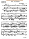 HAL LEONARD Prokofiev, S. (Albert Spalding, ed.): 5 Melodies Op. 35A (Violin & Piano)