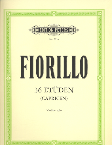 Fiorillo, Federigo (Davisson): 36 Studies for Violin