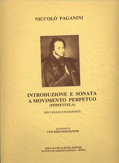 Carl Fischer Paganini, N.: Introduzione e Sonata a Movimento Perpetuo (violin & piano)