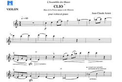 Carl Fischer Amiot, Jean-Claude: Clio (violin & piano)
