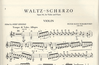 International Music Company Tchaikovsky, P.I. (Gingold): Valse-Scherzo, Op.34 (violin, and piano) IMC