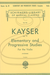 HAL LEONARD Kayser (Svecenski): 36 Elementary & Progressive Studies, Op. 20 (violin) Schirmer