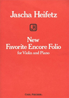 Carl Fischer Heifetz, Jascha: New Favorite Encore Folio (violin & piano)