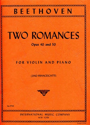 International Music Company Beethoven, L .van (Francescatti): Two Romances Op.40 & 50 (violin & piano) IMC