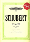Schubert, Franz: Arpeggione Sonata in A minor (cello, piano, CD)