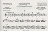 Schirmer Bartok (Serly): Viola Concerto, Op.Posth. (viola & piano reduction) Boosey & Hawkes