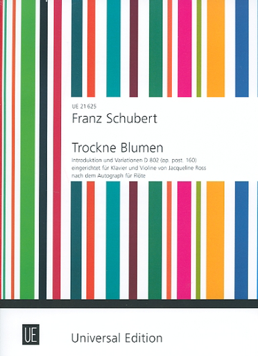 Carl Fischer Schubert, F.: Trockne Blumen in E minor, D.802, Op. Posth.160 (violin, and piano)