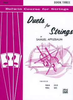 Alfred Music Applebaum, Samuel: Duets for Strings, Book Three (2 violins) Alfred