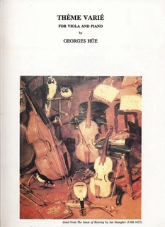LudwigMasters Hue, Georges: Theme Varie (viola & piano)