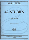 International Music Company Kreutzer (Galamian): 42 Studies (violin) International