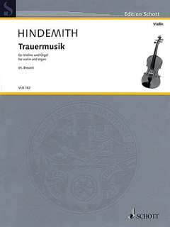 HAL LEONARD Hindemith, P. (Breuer, arr.): Trauermusik (violin and organ)