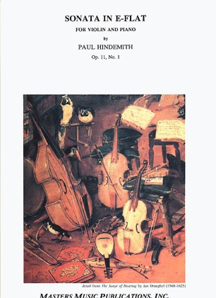 LudwigMasters Hindemith, Paul: Sonata in Eb Op11 No. 1 (violin & piano)