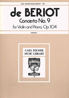 Carl Fischer Beriot, Ch.de: Concerto Op104#9 (Violin & Piano)