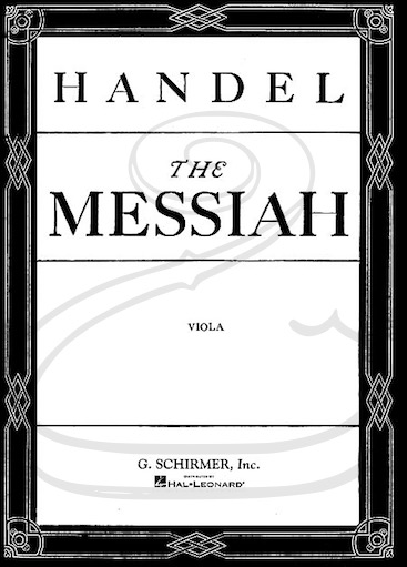 HAL LEONARD Handel (Prout): The Messiah (viola) Schirmer