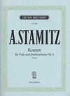 Stamitz, Karl: Concerto #4 in D (viola & piano)