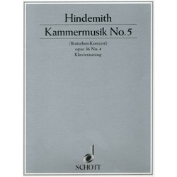 Hindemith, Paul: Kammermusik Op.36 No. 4 (viola & piano)